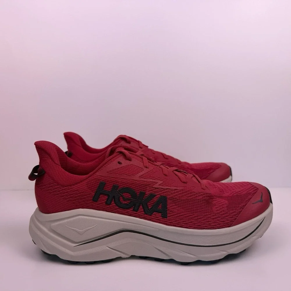 Hoka One One Challenger 8 Trail Running Shoe Men's Size 10D Red 1168716 Sample